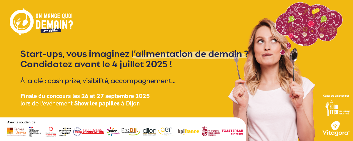 3ème édition « On mange quoi demain ? » : un concours à destination des start-ups et PME innovantes qui construisent l’alimentation de demain